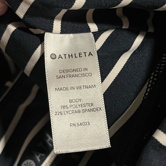 Athleta contender high rise striped leggings with pockets small - Picture 10 of 12